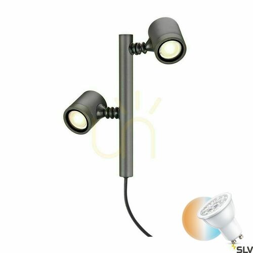 Kontrola Venkovní sloupkové svítidlo SLV MYRA 2 antracit IP44 233185