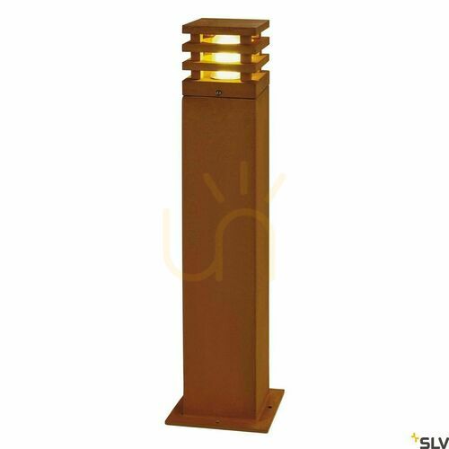 Kontrola Venkovní sloupkové světlo SLV RUSTY Square 70 rezavé 9W 3000K IP55 233437