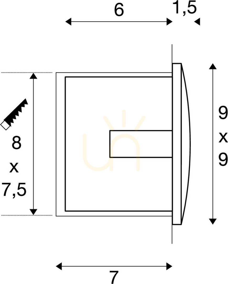 Náhled Venkovní zápustné svítidlo SLV DOWNUNDER OUT LED S bílé 1,7W 3000K IP55 233601 Venkovní zápustné svítidlo SLV DOWNUNDER OUT LED S bílé 1,7W 3000K IP55 233601