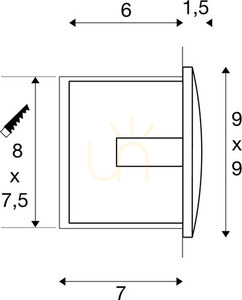Venkovní zápustné svítidlo SLV DOWNUNDER OUT LED S antracit IP55 233605 small 4