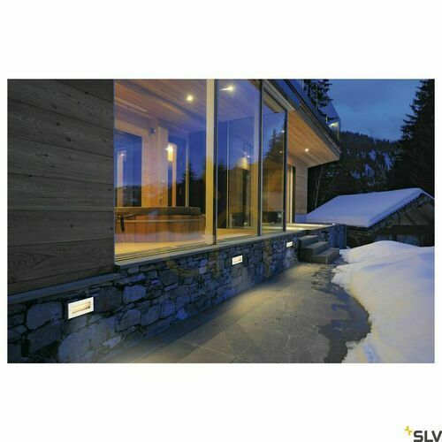 Kontrola Venkovní zapuštěné nástěnné svítidlo SLV BRICK LED nerez 9,5W 3000K IP65 233660