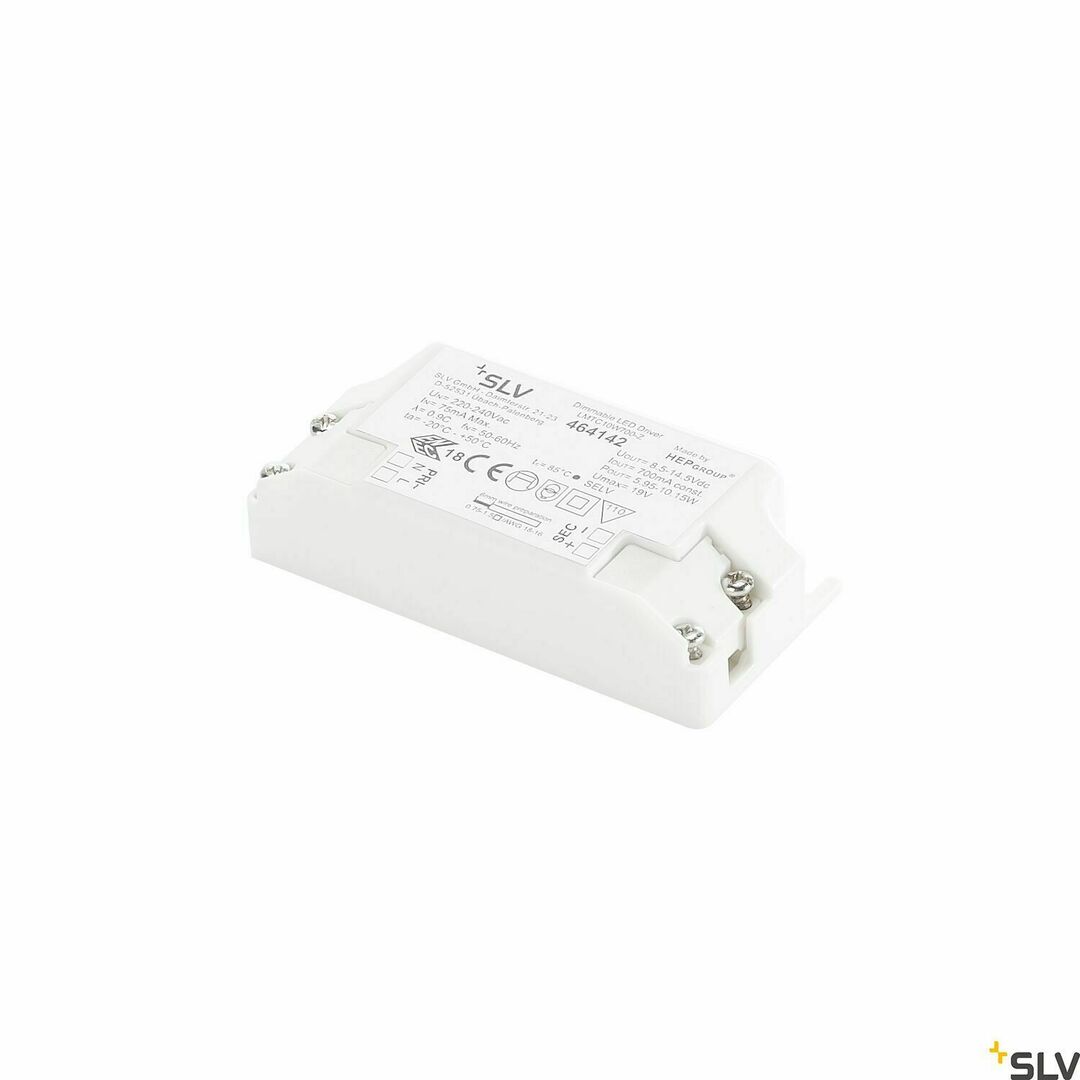 Kontrola LED ovladač SLV 700 mA stmívatelný 6-10,5 W 464142 LED ovladač SLV 700 mA stmívatelný 6-10,5 W 464142
