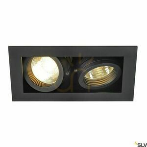 Zápustné svítidlo SLV KADUX 2 černé GU10 230V 50W 115520 2 Zápustné svítidlo SLV KADUX 2 černé GU10 230V 50W 115520 small 2