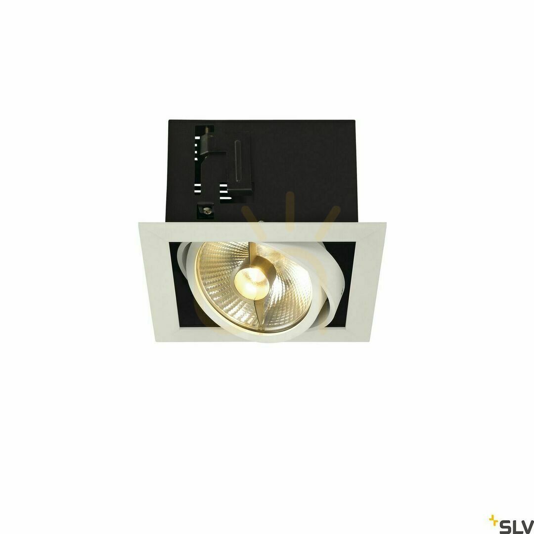 Náhled Zápustné svítidlo SLV KADUX 1 ES111 bílé 230V 75W 115541 Zápustné svítidlo SLV KADUX 1 ES111 bílé 230V 75W 115541
