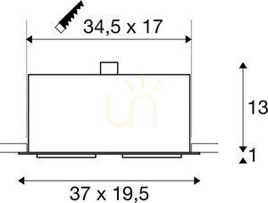 Zápustné svítidlo SLV KADUX 2 ES111 bílé 230V 115551 small 4