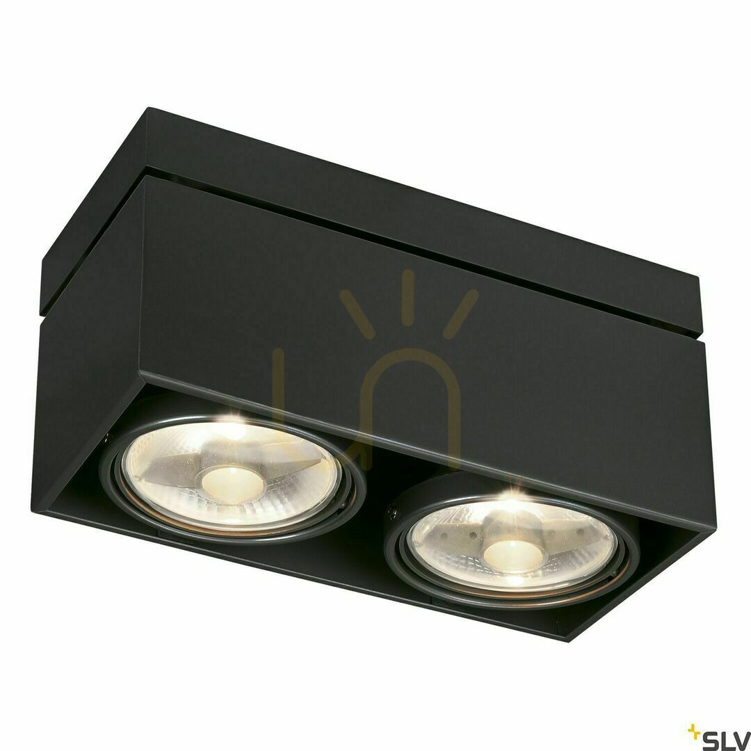 Pohled Stropní svítidlo SLV KARDAMOD ES111 černé 75 W 117110 Stropní svítidlo SLV KARDAMOD ES111 černé 75 W 117110