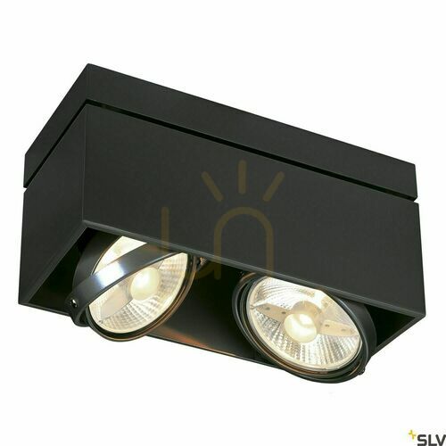 Kontrola Stropní svítidlo SLV KARDAMOD ES111 černé 75 W 117110