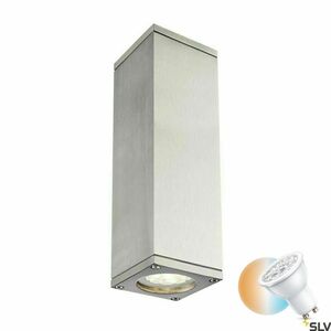Venkovní nástěnné svítidlo SLV THEO UP/DOWN stříbrné IP44 35W 230V 1000331 0 Venkovní nástěnné svítidlo SLV THEO UP/DOWN stříbrné IP44 35W 230V 1000331 small 0