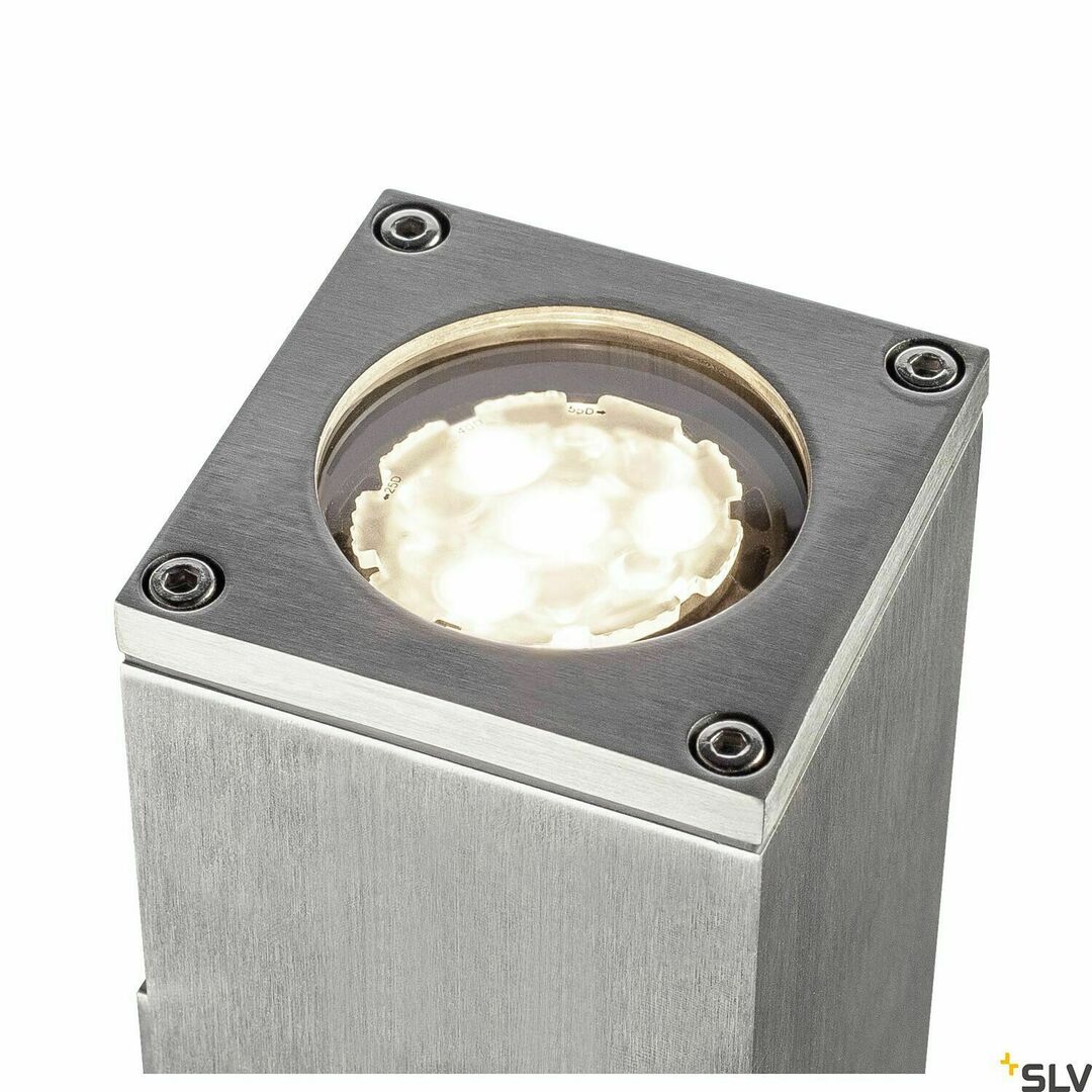 Pohled Venkovní nástěnné svítidlo SLV THEO UP/DOWN stříbrné IP44 35W 230V 1000331 Venkovní nástěnné svítidlo SLV THEO UP/DOWN stříbrné IP44 35W 230V 1000331
