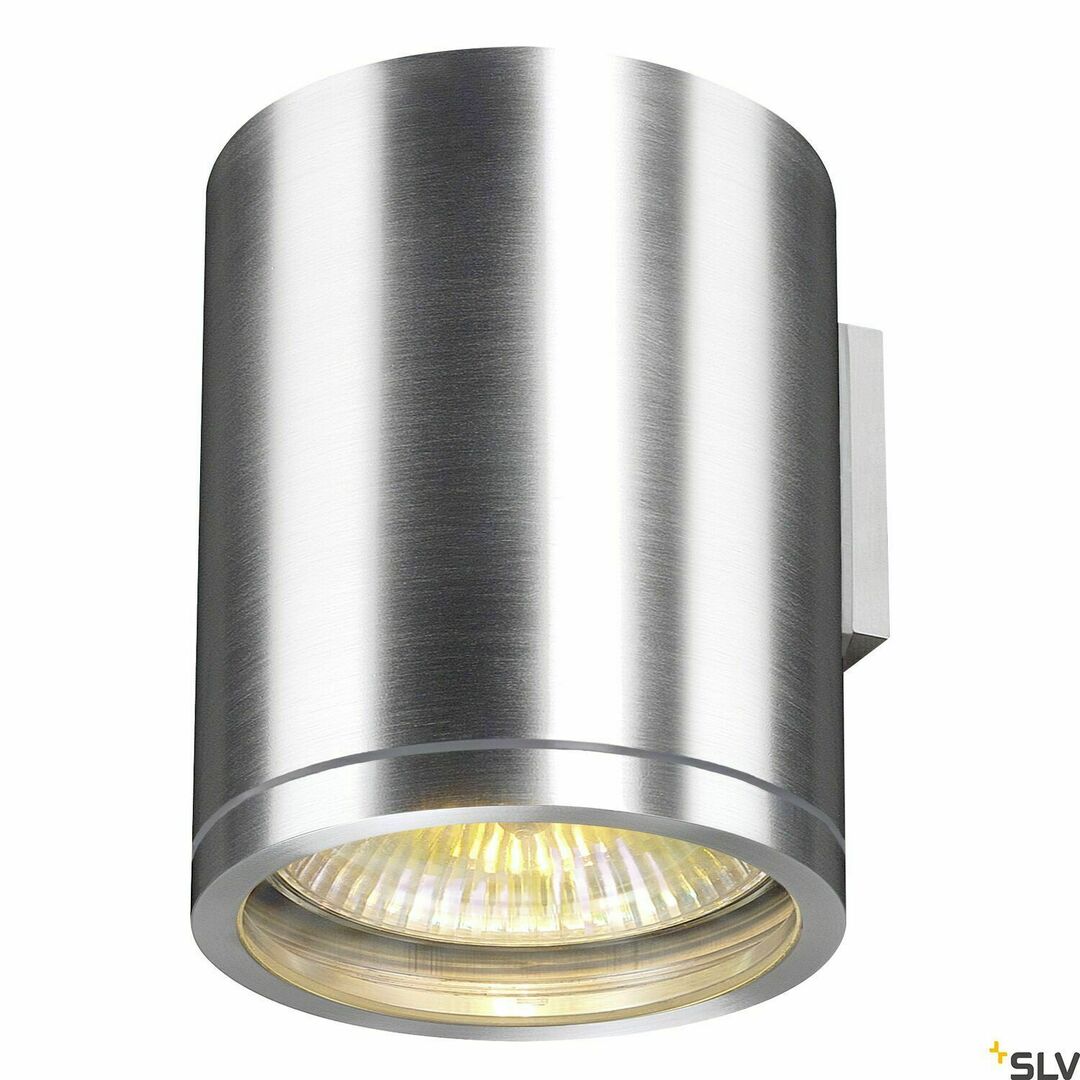 Náhled Venkovní nástěnné svítidlo SLV ROX Wall Out stříbrné IP44 50W 230V 1000333 Venkovní nástěnné svítidlo SLV ROX Wall Out stříbrné IP44 50W 230V 1000333