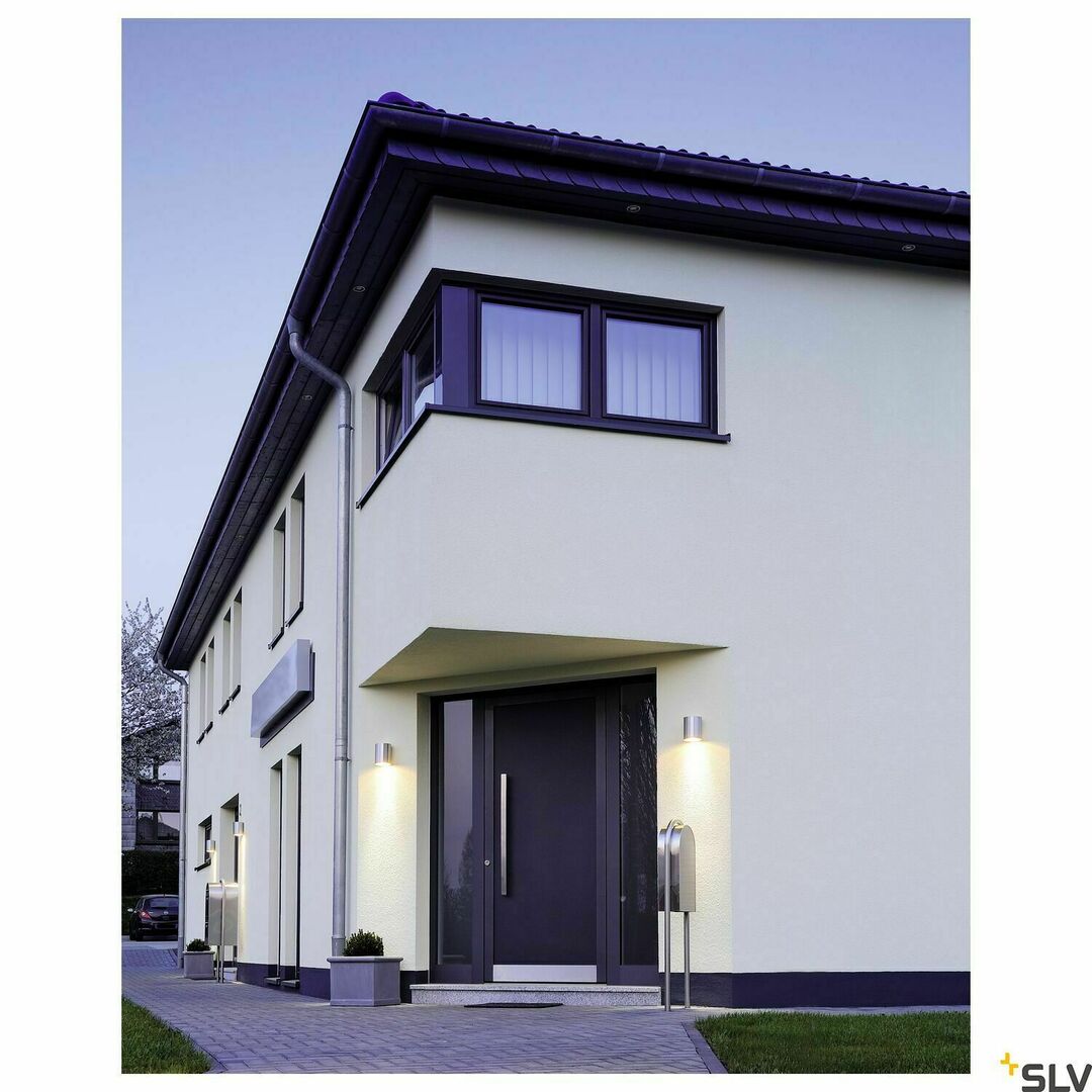 Zobrazit Venkovní nástěnné svítidlo SLV ROX Wall Out stříbrné IP44 50W 230V 1000333 Venkovní nástěnné svítidlo SLV ROX Wall Out stříbrné IP44 50W 230V 1000333
