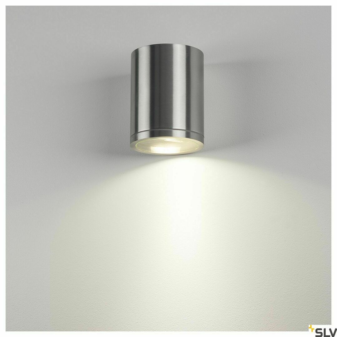 Zobrazit Venkovní nástěnné svítidlo SLV ROX Wall Out stříbrné IP44 50W 230V 1000333 Venkovní nástěnné svítidlo SLV ROX Wall Out stříbrné IP44 50W 230V 1000333