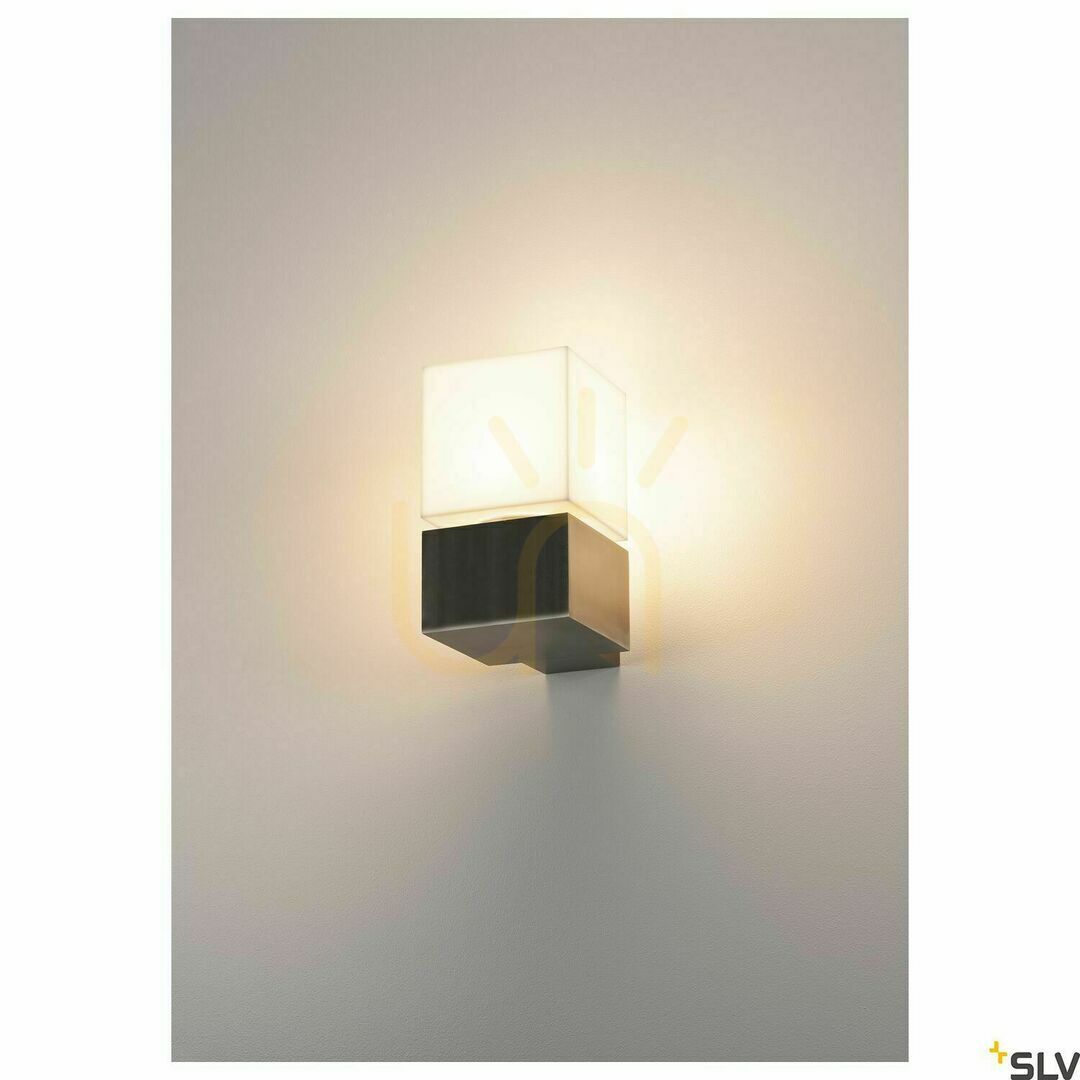 Zobrazit Venkovní nástěnné svítidlo SLV SQUARE WALL nerez IP44 20W 1000336 Venkovní nástěnné svítidlo SLV SQUARE WALL nerez IP44 20W 1000336