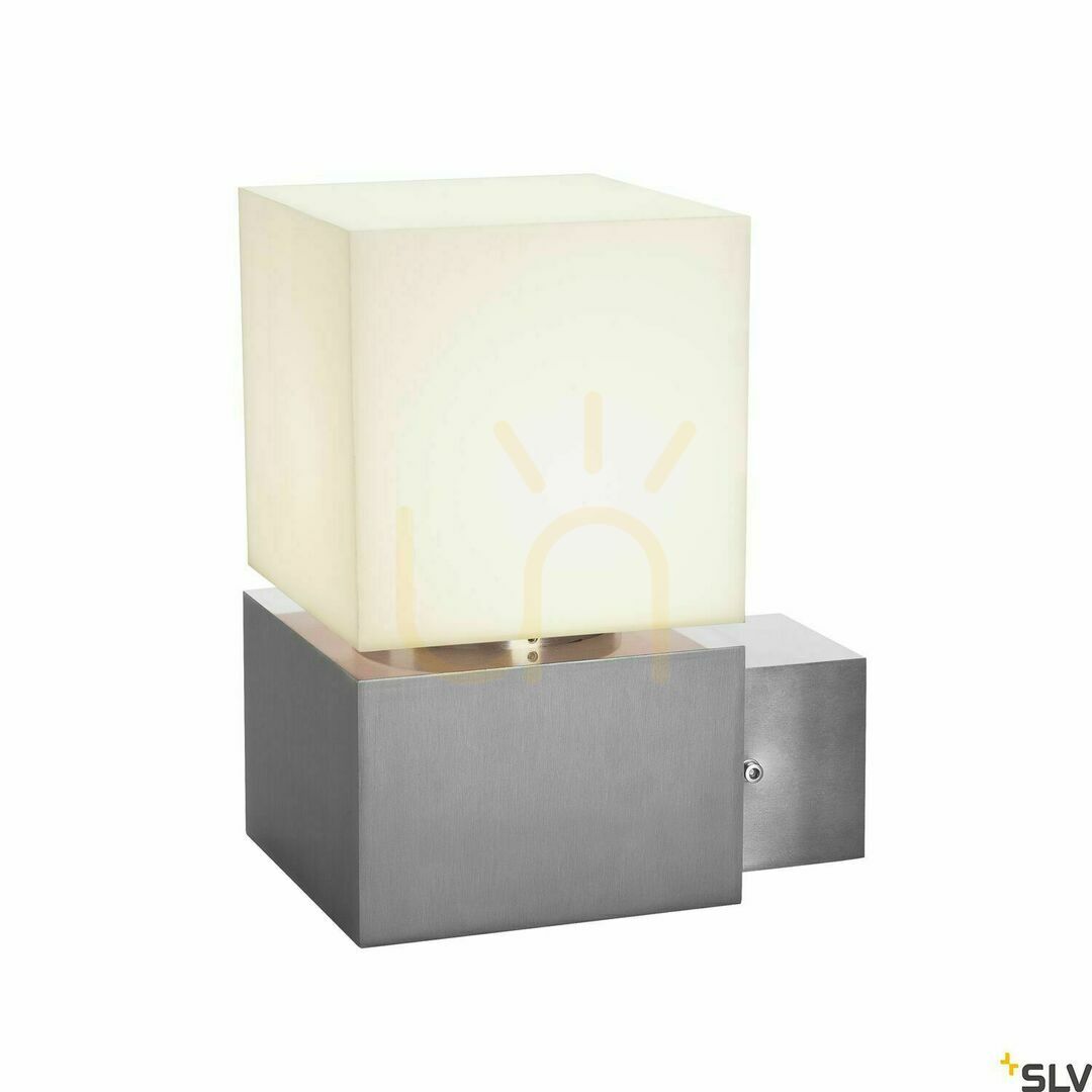 Kontrola Venkovní nástěnné svítidlo SLV SQUARE WALL nerez IP44 20W 1000336 Venkovní nástěnné svítidlo SLV SQUARE WALL nerez IP44 20W 1000336