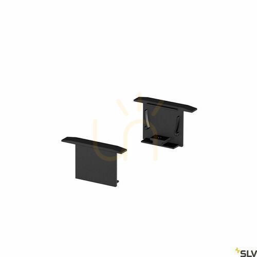 Kontrola Víčka pro profil SLV GRAZIA 20 černá hliník 1000558