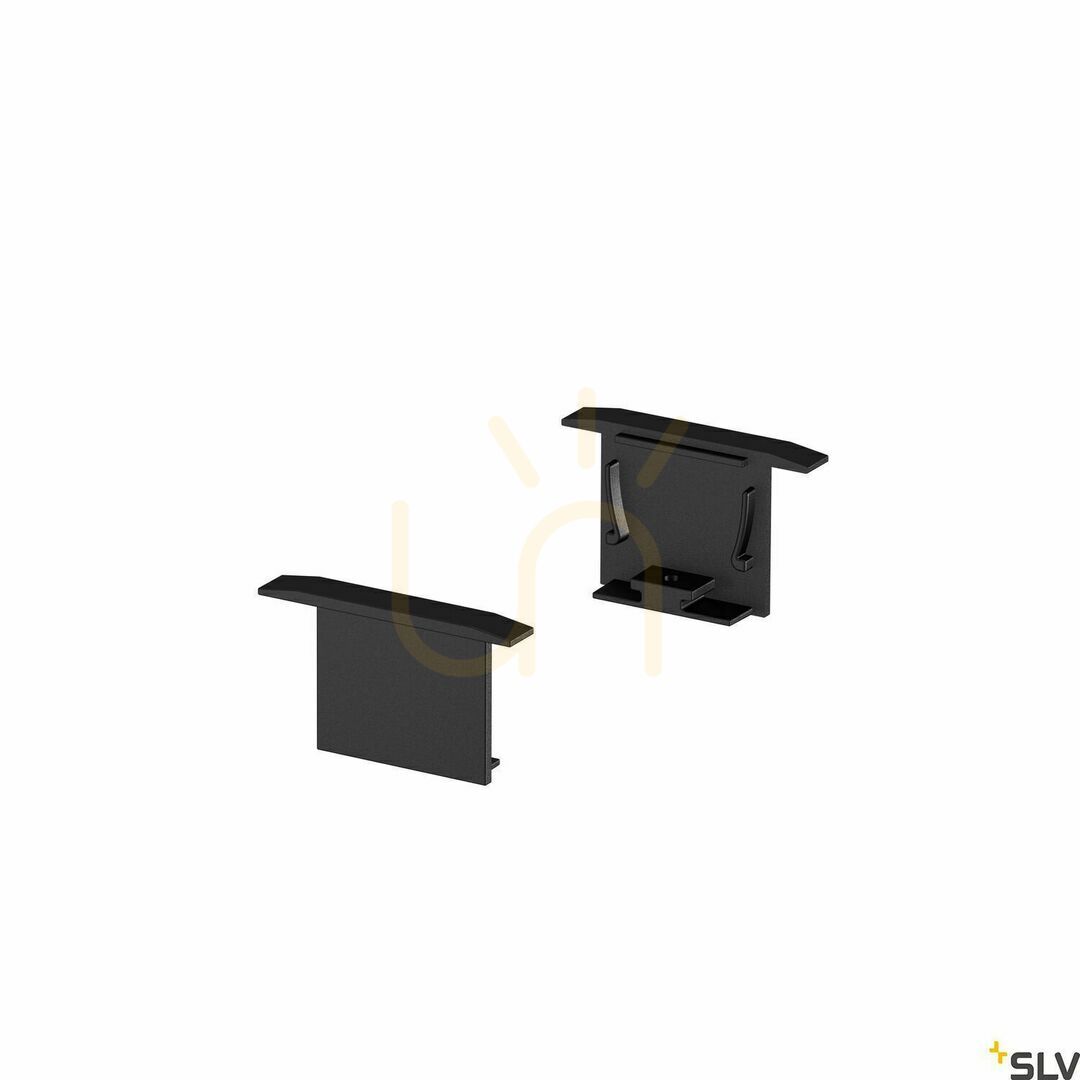 Kontrola Víčka pro profil SLV GRAZIA 20 černá hliník 1000558 Víčka pro profil SLV GRAZIA 20 černá hliník 1000558