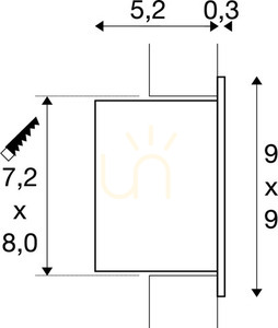 Zápustné svítidlo SLV FRAME LED CURVE šedé 3W 2700K 1000575 4 Zápustné svítidlo SLV FRAME LED CURVE šedé 3W 2700K 1000575 small 4