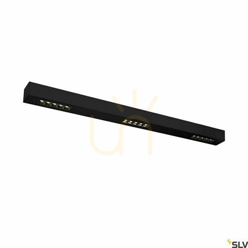 Kontrola Stropní svítidlo SLV Q-LINE CL 100 cm černé 46W 4000K 2300 lm 1000689