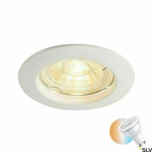 Kontrola Zápustné svítidlo SLV PIKA QPAR51 bílé 50W 230V 1000714