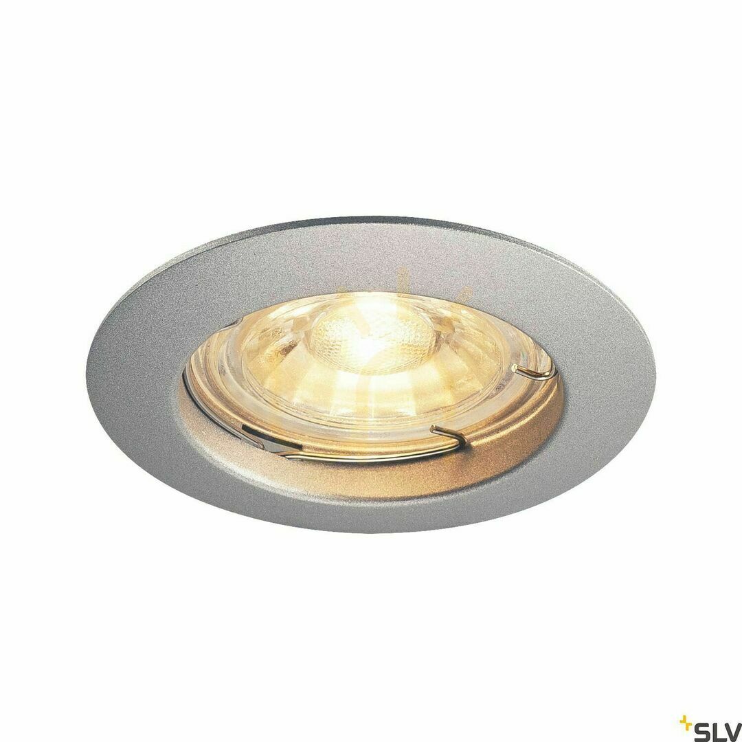 Zobrazit Zápustné svítidlo SLV PIKA QPAR51 šedé 50W 230V 1000717 Zápustné svítidlo SLV PIKA QPAR51 šedé 50W 230V 1000717