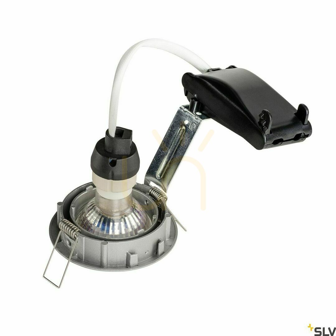 Pohled Zápustné svítidlo SLV PIKA 1000721 šedé GU10 50W 230V kulaté Zápustné svítidlo SLV PIKA 1000721 šedé GU10 50W 230V kulaté