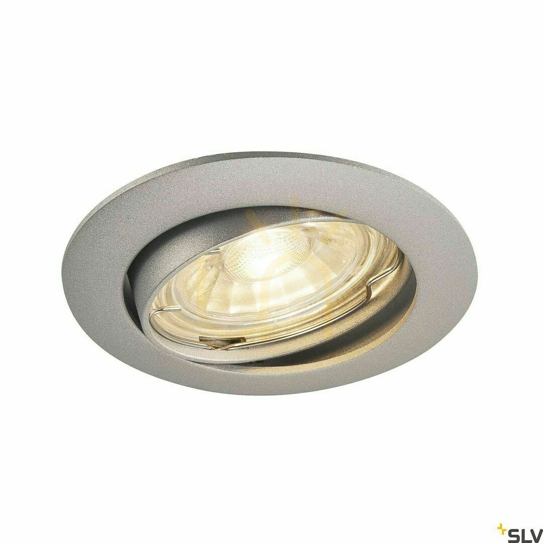 Zobrazit Zápustné svítidlo SLV PIKA 1000721 šedé GU10 50W 230V kulaté Zápustné svítidlo SLV PIKA 1000721 šedé GU10 50W 230V kulaté