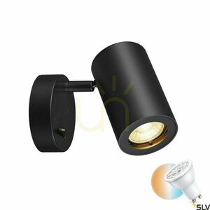 Přisazené svítidlo SLV ENOLA_B černé GU10 50W 230V 1000729 small 0