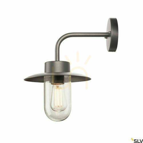 Kontrola Venkovní nástěnné svítidlo SLV MOLAT E27 antracit IP44 1000820