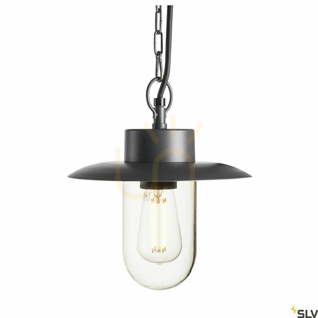 Pohled Venkovní závěsné svítidlo SLV MOLAT antracit IP44 23 cm 1000821 Venkovní závěsné svítidlo SLV MOLAT antracit IP44 23 cm 1000821