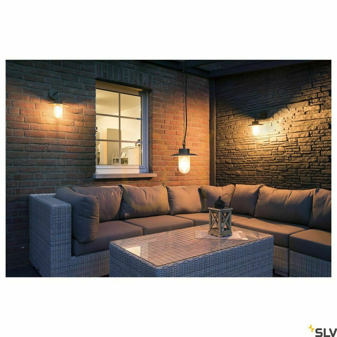 Zobrazit Venkovní závěsné svítidlo SLV MOLAT antracit IP44 23 cm 1000821 Venkovní závěsné svítidlo SLV MOLAT antracit IP44 23 cm 1000821