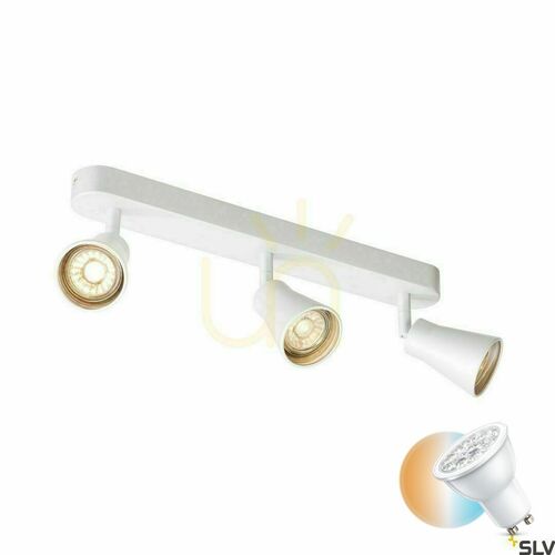 Kontrola Zapuštěné svítidlo SLV AVO Triple bílé GU10 3x50W 1000893