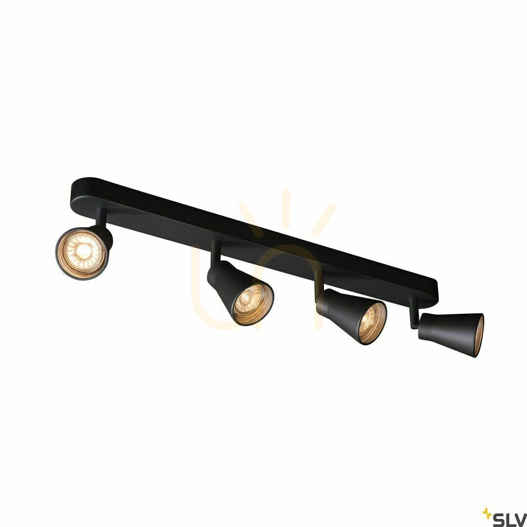 Zobrazit Zapuštěné svítidlo SLV AVO Quad černé GU10 4x50W 56 cm 1000895 Zapuštěné svítidlo SLV AVO Quad černé GU10 4x50W 56 cm 1000895