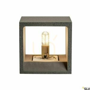 Přisazené svítidlo SLV Solid Cube černé beton G9 25W 11,5 cm 1000911 small 1