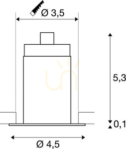 Zápustné svítidlo SLV HORN MINI LED zlatá/černá 1W 2900K 1000917 2 Zápustné svítidlo SLV HORN MINI LED zlatá/černá 1W 2900K 1000917 small 2