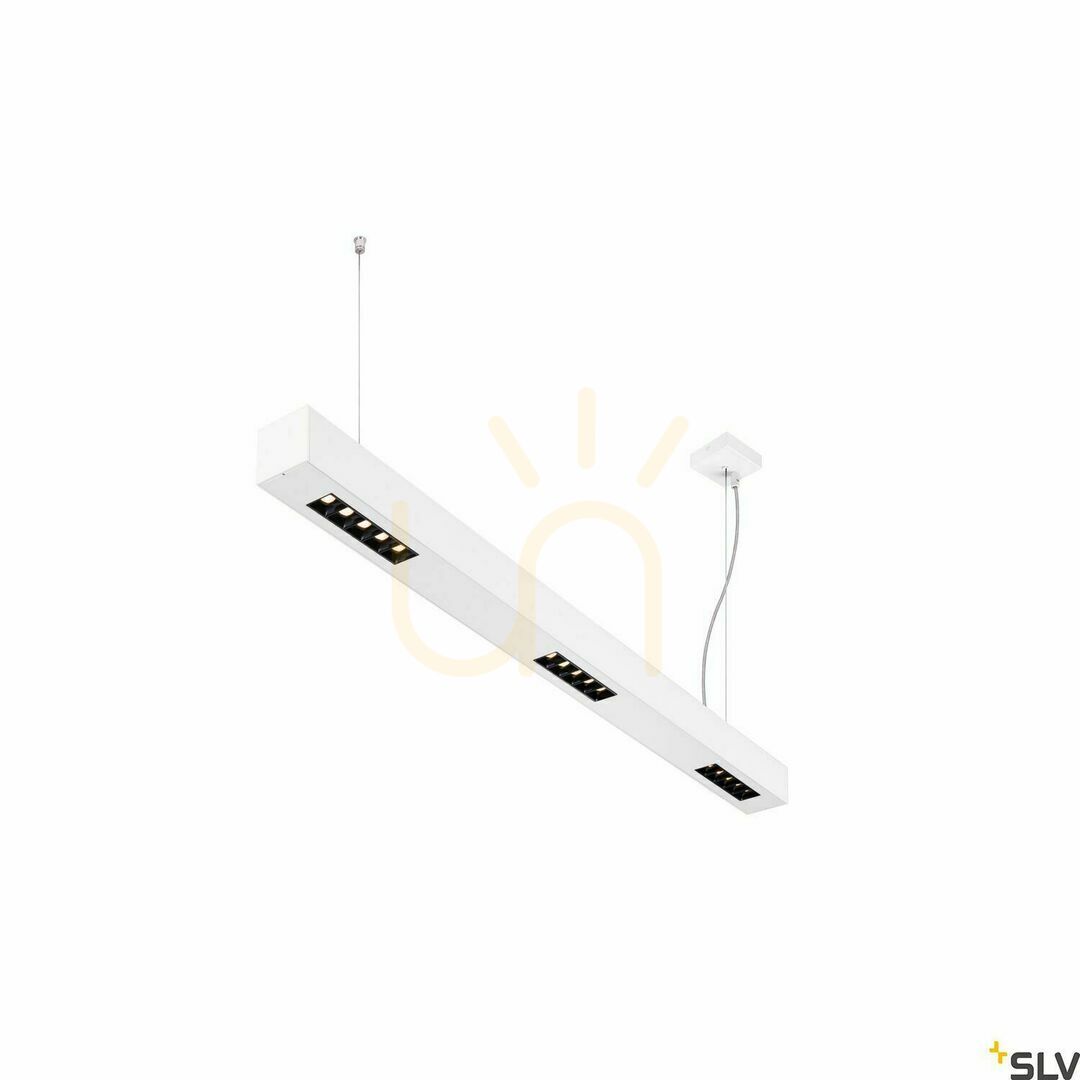 Pohled Závěsné svítidlo SLV Q-LINE PD bílé 46W 3000K 100cm 1000926 Závěsné svítidlo SLV Q-LINE PD bílé 46W 3000K 100cm 1000926