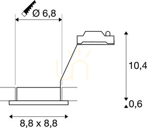 Venkovní zapuštěné svítidlo SLV DOLIX OUT QPAR51 stříbrné IP65 50W 1001172 3 Venkovní zapuštěné svítidlo SLV DOLIX OUT QPAR51 stříbrné IP65 50W 1001172 small 3
