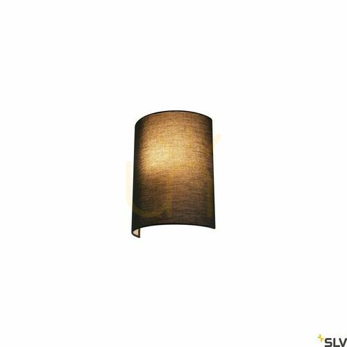 Kontrola Stínidlo SLV FENDA černé ocel/textil 30 x 23 cm 1001273