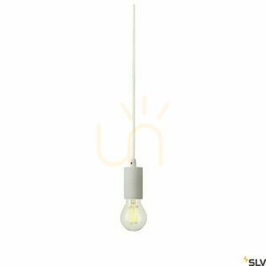 Závěsné svítidlo SLV FITU 132691, bílé, hliník, E27 small 2