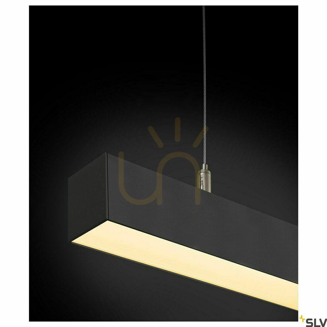 Pohled Přívěsek světla SLV Q-LINE DALI Single LED černý 47W 3000K 142 cm 1001309 Přívěsek světla SLV Q-LINE DALI Single LED černý 47W 3000K 142 cm 1001309