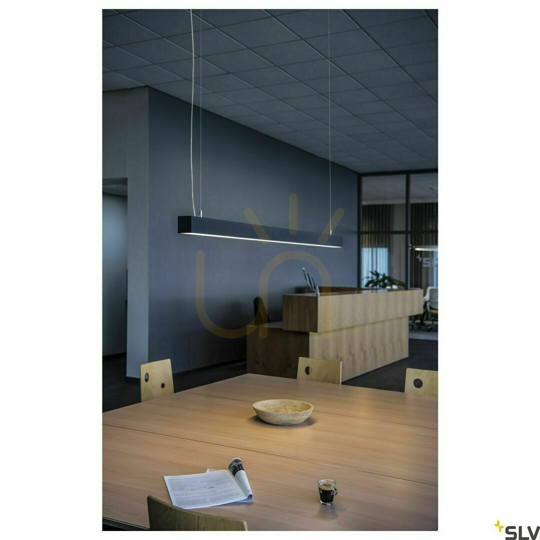 Zobrazit Přívěsek světla SLV Q-LINE DALI Single LED černý 47W 3000K 142 cm 1001309 Přívěsek světla SLV Q-LINE DALI Single LED černý 47W 3000K 142 cm 1001309