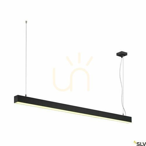 Kontrola Přívěsek světla SLV Q-LINE DALI Single LED černý 47W 3000K 142 cm 1001309