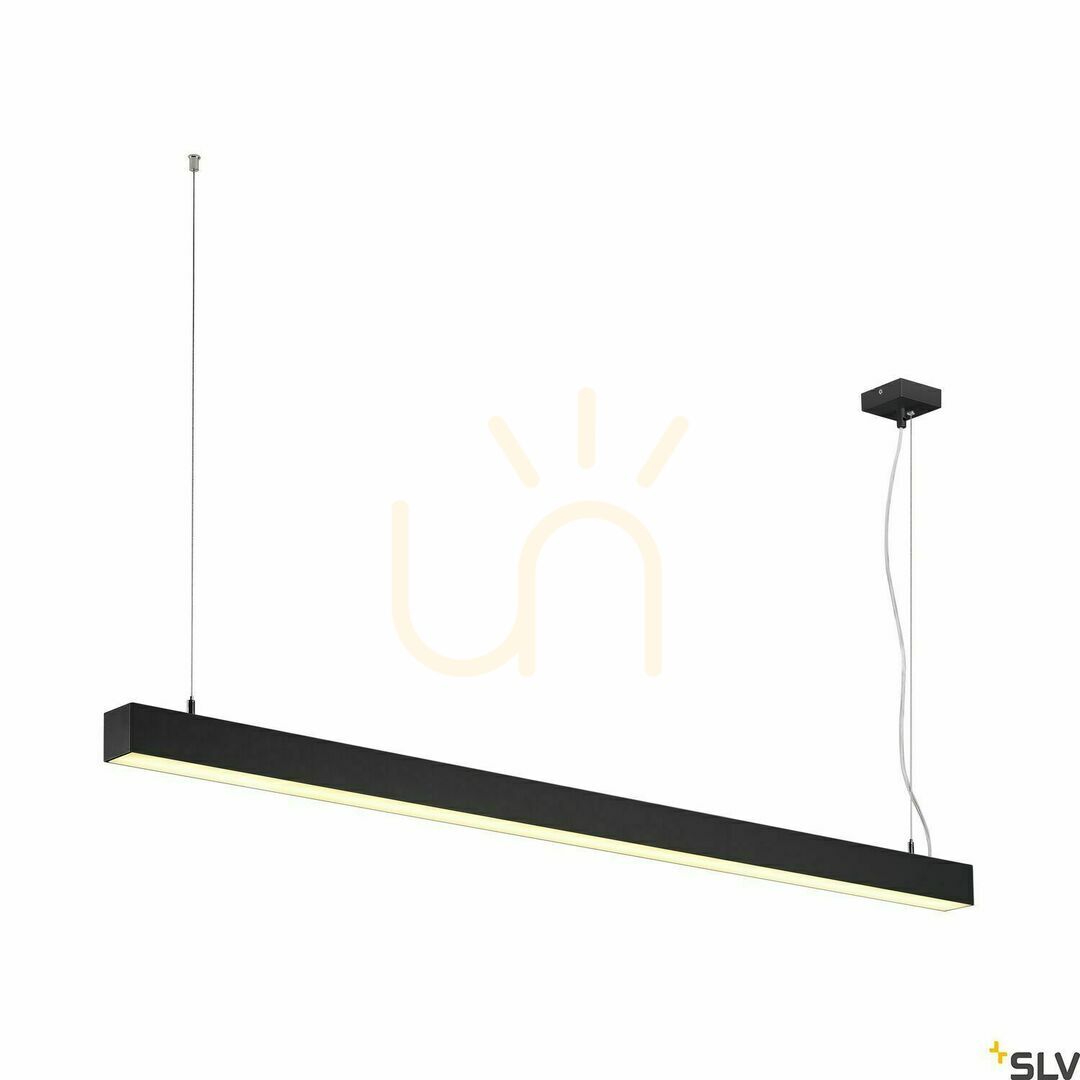 Kontrola Přívěsek světla SLV Q-LINE DALI Single LED černý 47W 3000K 142 cm 1001309 Přívěsek světla SLV Q-LINE DALI Single LED černý 47W 3000K 142 cm 1001309