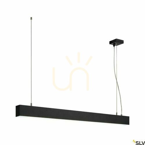 Kontrola Závěsné svítidlo SLV GLENOS II 1001403 černé 43W 4000K 105 cm LED