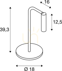 Stolní lampa SLV KARPO TL bílá LED 6,2 W 3000 K 430 lm 1001460 4 Stolní lampa SLV KARPO TL bílá LED 6,2 W 3000 K 430 lm 1001460 small 4