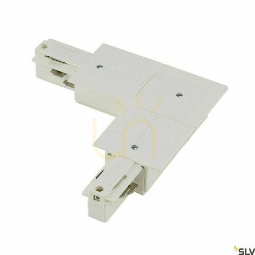 Kontrola Úhlový napájecí konektor SLV EUTRAC SYSTEM 3f bílý 1001537