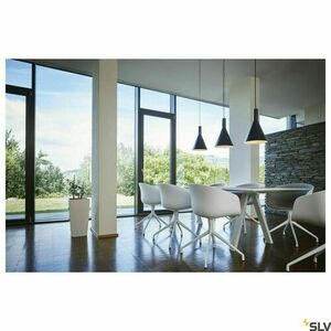 Závěsné svítidlo SLV PHELIA E27 černé 28 cm 133320 small 1