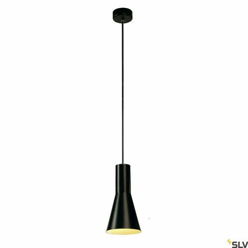 Kontrola Závěsné svítidlo SLV PHELIA E27 černé 13 cm 133330
