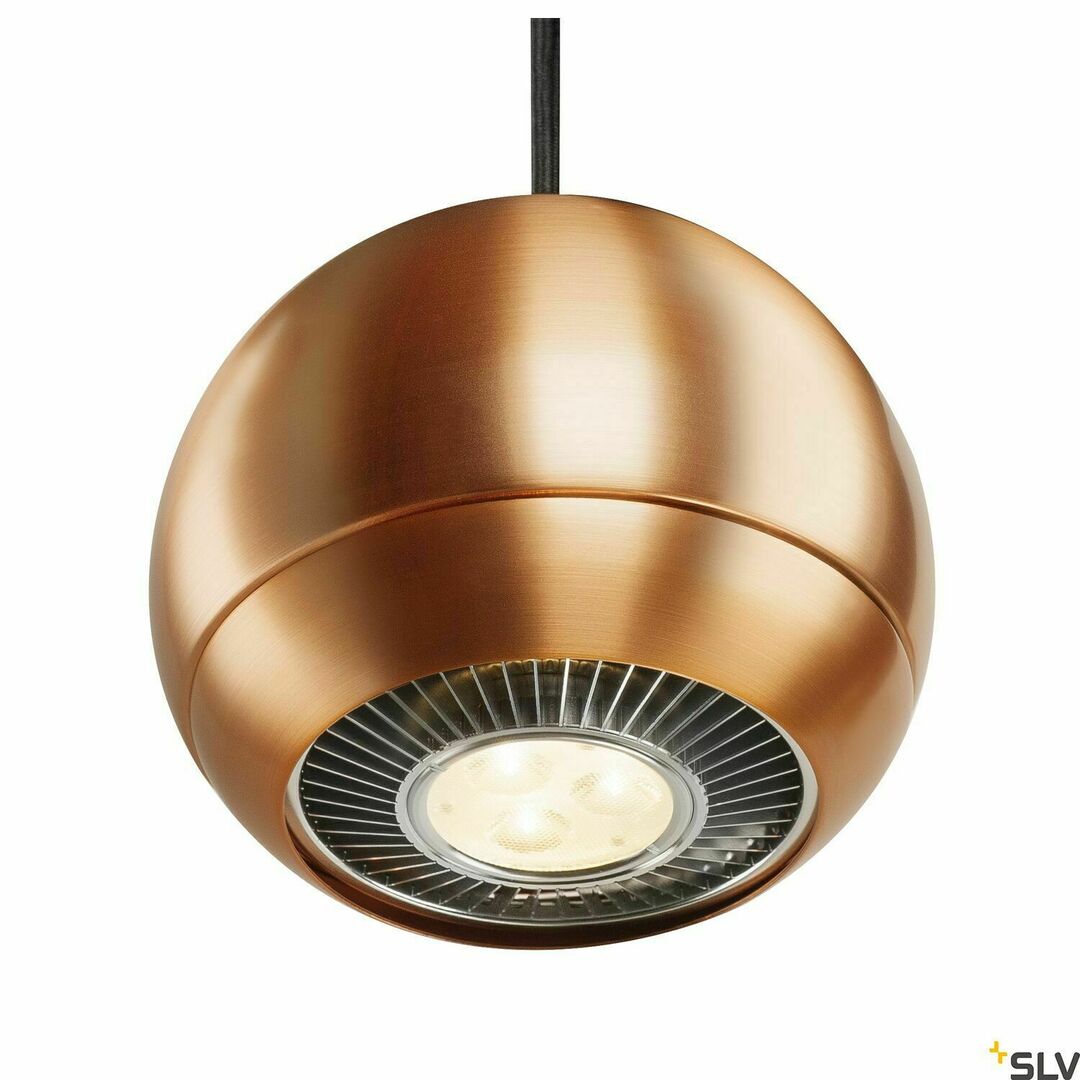 Pohled Závěsné svítidlo SLV Light Eye měděné ES111 75 W 230 V 133489 Závěsné svítidlo SLV Light Eye měděné ES111 75 W 230 V 133489