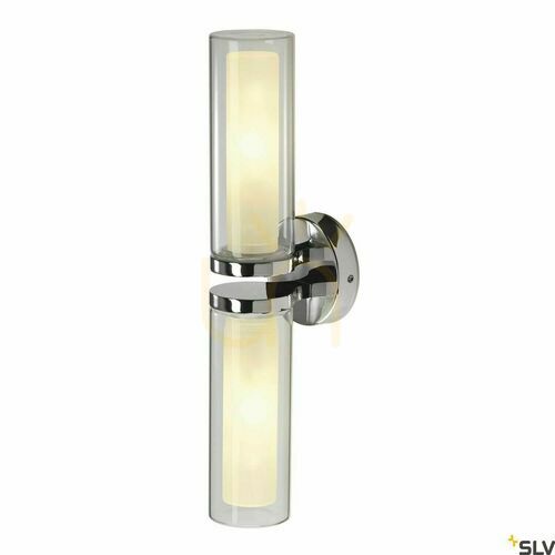 Kontrola Přisazené nástěnné svítidlo SLV WL 106 chrom IP44 E14 40 W 1002229