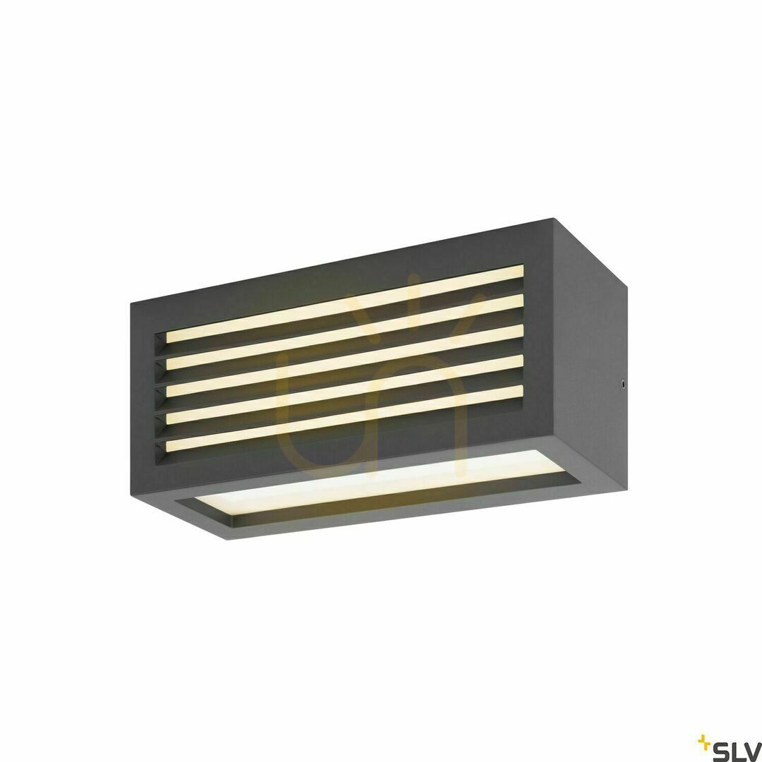 Kontrola Venkovní nástěnné svítidlo SLV BOX-L antracit LED 19W 3000K IP44 1002035 Venkovní nástěnné svítidlo SLV BOX-L antracit LED 19W 3000K IP44 1002035